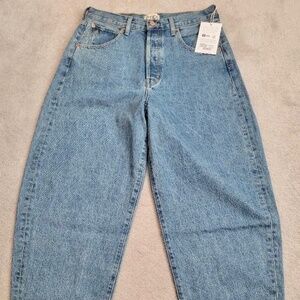 ETICA Cassel Ultra High Barrel Jeans For Women Bluestone Size 31